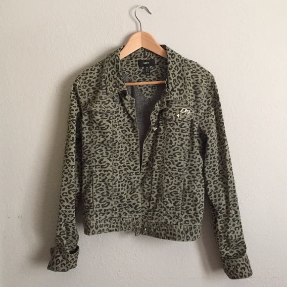 Cheetah Jean Jacket