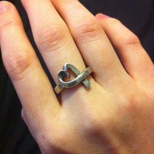Tiffany & Co. Heart ring/ real silver