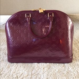 SOLD! Louis Vuitton Monogram Vernis Alma MM