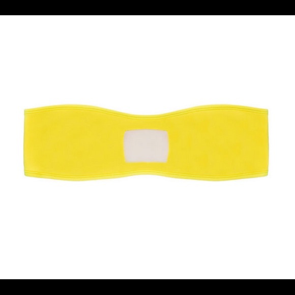 Coulbourne bikini top in yellow