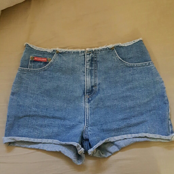 NO EXCUSES JEANS Denim - JUNIOR'S NO EXCUSES JEANS Short Shorts - Size 14