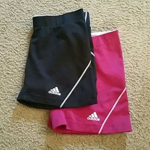 Pair of Adidas spandex shorts
