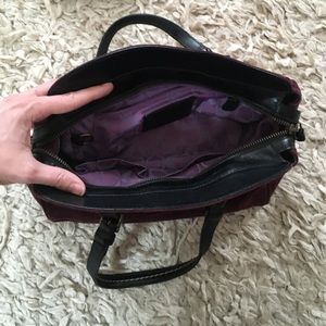 Coach Bags - Deep Purple Coach Suede Satchel Coach Bags - Deep Purple Coach Suede Satchel