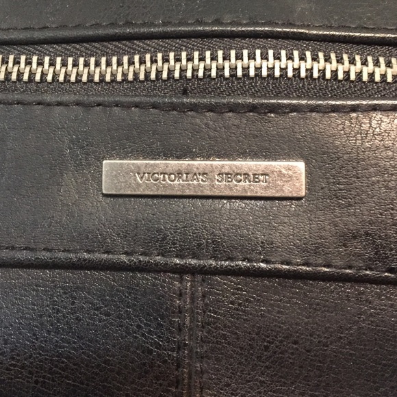 Leather Victoria's Secret Weekender Travel Bag