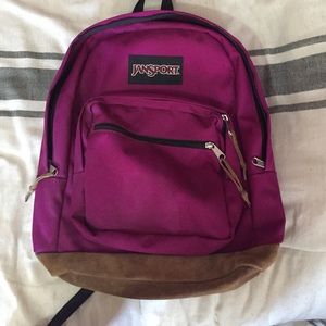 Pink jansport backpack
