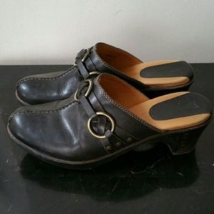 Sold! Frye harness clogs