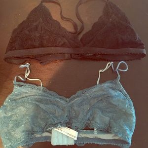 Lace bralettes all in size Large