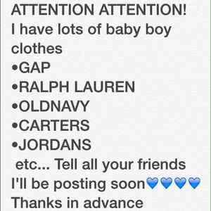 Baby boy clothes sizes