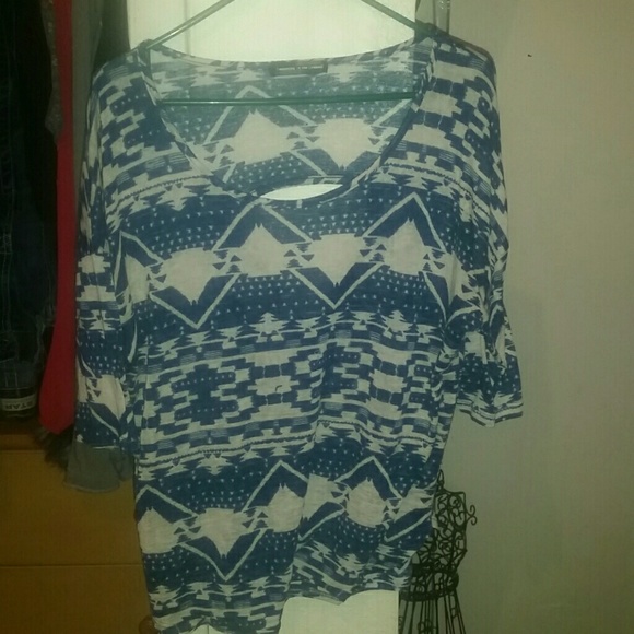 Aztec print shirt