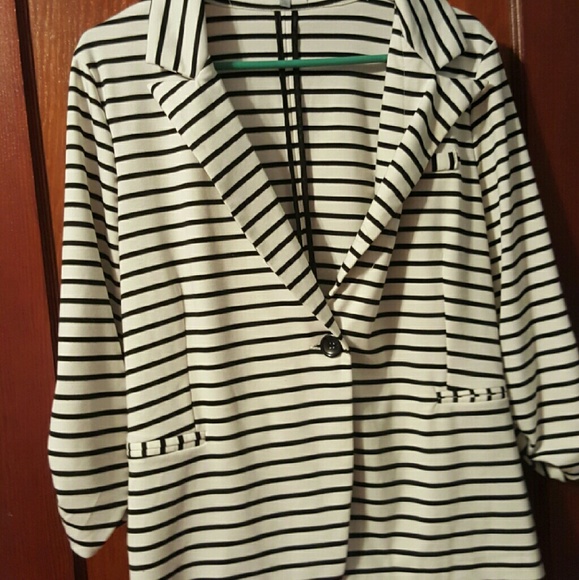 Striped blazer