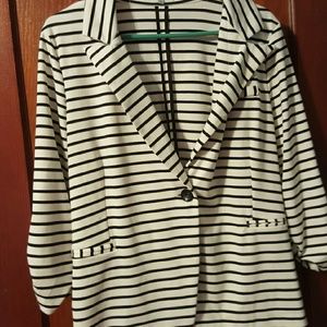 Striped blazer