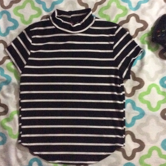 High low crop top
