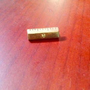 Golden "Rule"er Pin