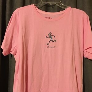 Life is good running shirt