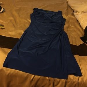 Royal blue dress