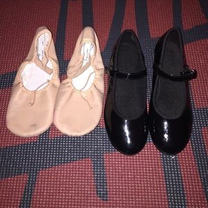 Ballet and Tap Shoe Combo Child Size 12