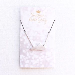 Silver Kentucky Necklace