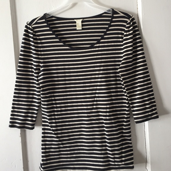 STRIPED BOATNECK TEE