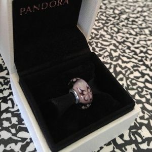 Pandora pink butterfly kisses charm