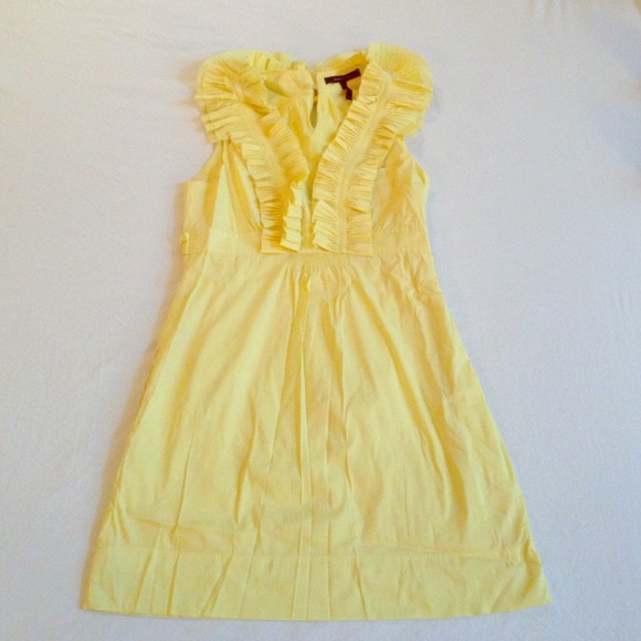 BCBGMaxAzria yellow dress - Picture 1 of 4