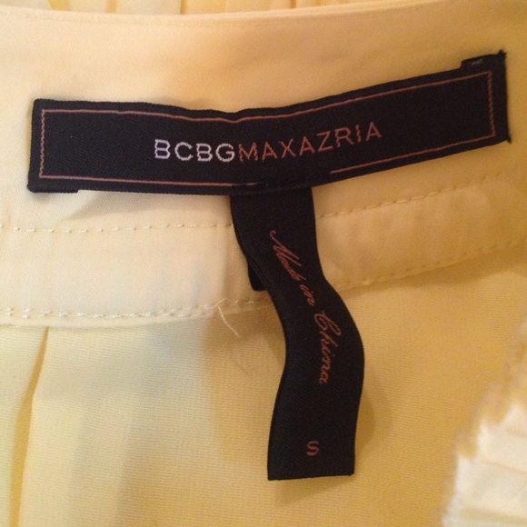 BCBGMaxAzria yellow dress - Picture 3 of 4