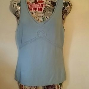 LOFT baby blue design tank
