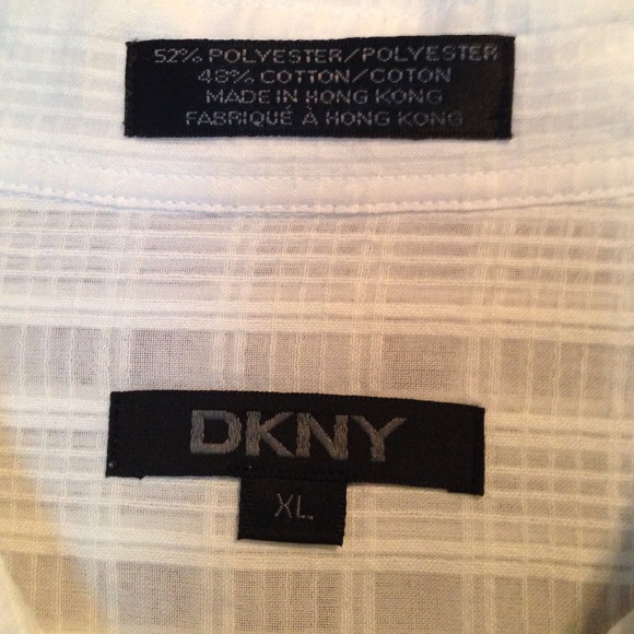 🌟SALE🌟Men's DKNY sheer window pane shirt! - Picture 2 of 3
