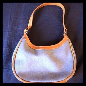 Mini Jean and leather bag