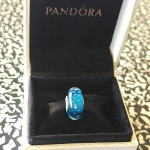 Pandora blue effervescence charm