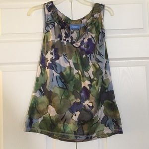 Simply Vera Wang Floral Print Top