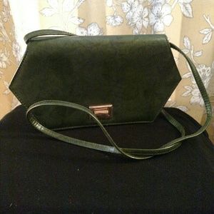 Vintage Forrest Green Crossbody