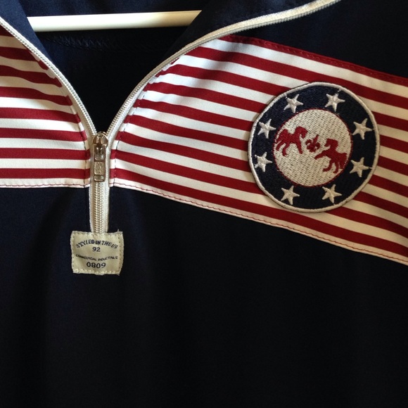 Equine Couture Patriot Long Sleeve Polo - Picture 3 of 4