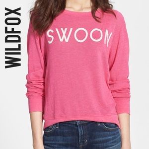 NWT Wildfox Swoon Baby's Blanket Pullover