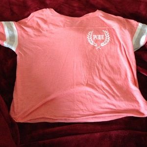 Pink crop top (Coral color)