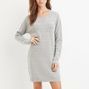 SOLD Classic sweater dress in heather grey