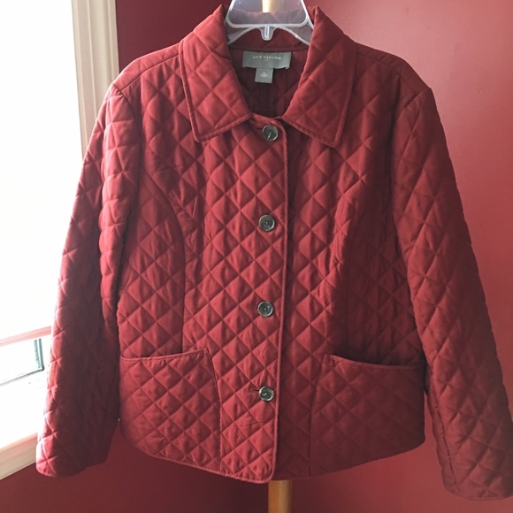 🎉🎉Ann Tyler quilted Jacket🎉🎉 - Picture 1 of 6