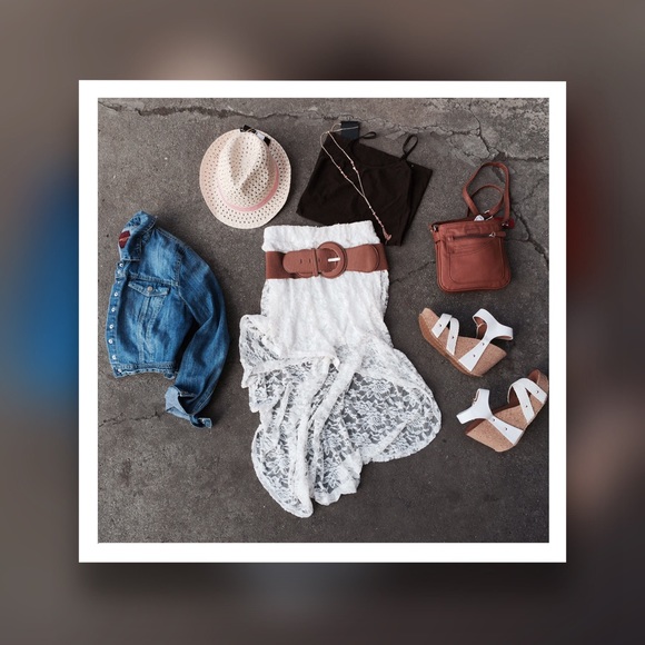 BUNDLE!!! Jean jacket and skirt.