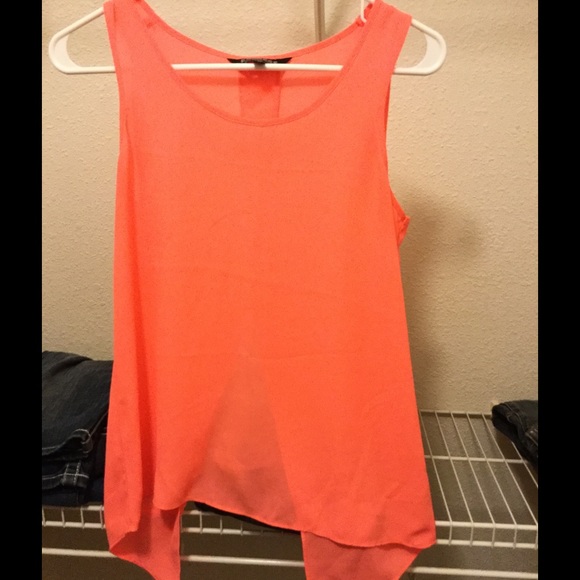 Express orange shirt
