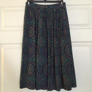 Vintage Inspired Paisley/Floral Skirt