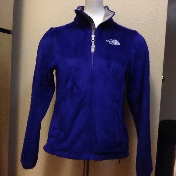 royal blue north face osito jacket