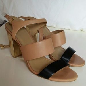 Tan and black Ann Taylor