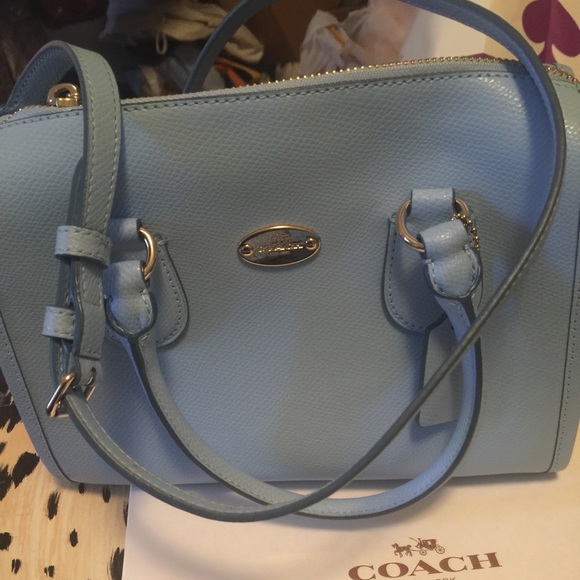 🚫Final💰Authentic/New Blue Coach Mini Satchel! - Picture 2 of 4