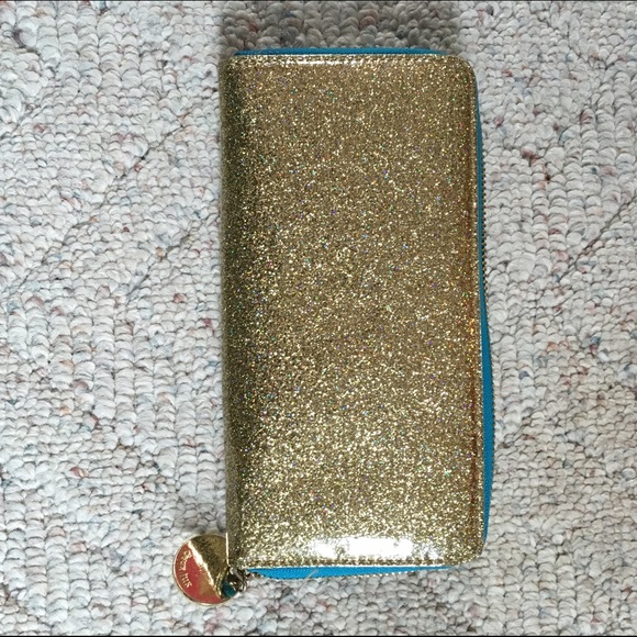 Deux Lux Handbags - Deux lux gold sparkle wallet