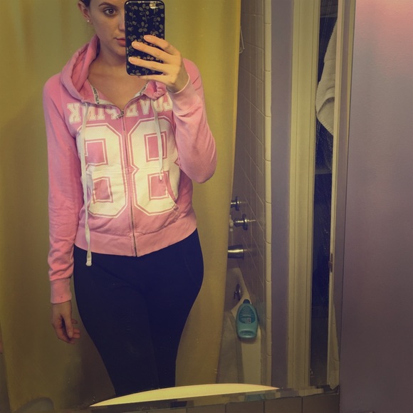 Pink hoodie