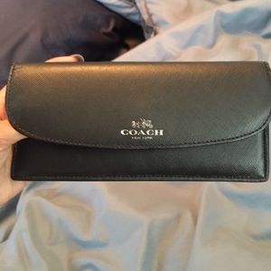 Coach slim black wallet