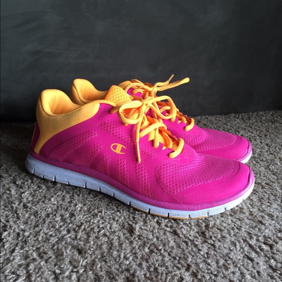 orange champion shoes