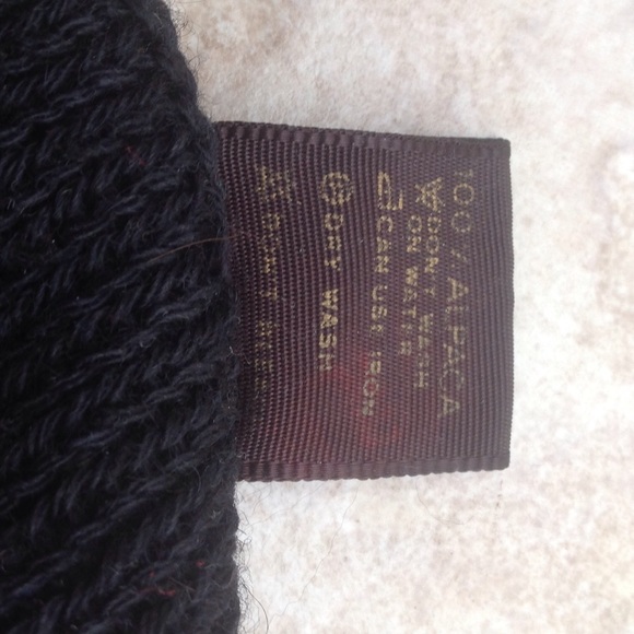 Alpaca black cardigan - Picture 3 of 8