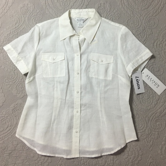 White Button Down Top
