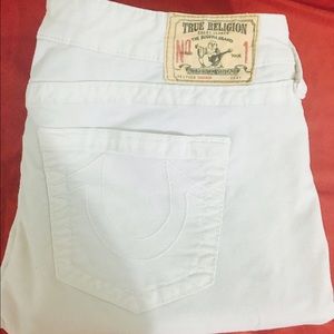 White True Religion Jeans