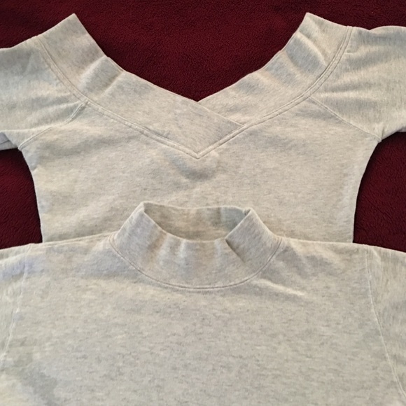 Two for one gray body suits